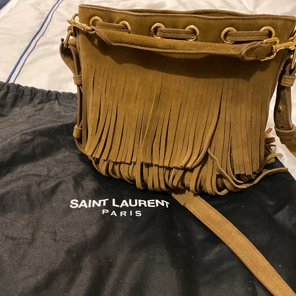 YSL fringe crossbody bag